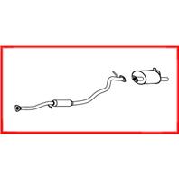 1997-2001 Honda CRV 2.0L Muffler Exhaust Pipe System