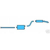 1980, 1983 5.0L 5.7L Olds Toronado  Muffler Exhaust System