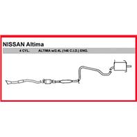 1995 Nissan altima exhaust system #4