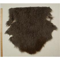 Half pelt fine dark gray 2 tone Tibetan lambskin 24581