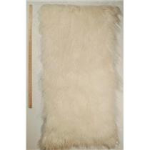 full plate natural  White Tibetian lambskin 24674