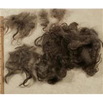 Mohair washed adult silver to dark gray wavy 3-6"  1 oz 24797