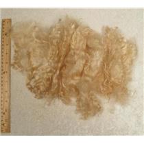 light golden Blonde fine adult  mohair doll hair 6-11 "  24856