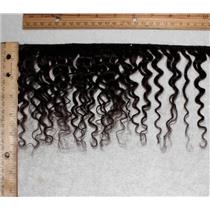 Yak hair weft Dark Brown 2 wavy 8 " x160" 24962 FP