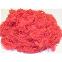 Mohair dyed yearling/fine adult  deep  red 77-38 10229