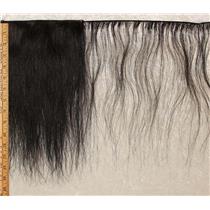 Horse hair weft Natural dark Brown straight 10 to 15" x 130" 25445 FP