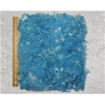 brilliant blue light angora goat fine young adult Mohair locks 1 oz 3-5"  25473