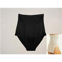 sz 38"-4XL  BLACK  Crown-ette womans Fashion waist-nipper control brief 25368