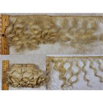 mohair weft  coarse undyed / unglazed Curly hair 5-7 x 200" 25565  FP