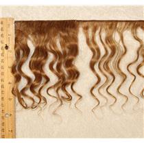 mohair weft coarse Brown 12 wavy weft 7-9x200" 90-100g 25650 FP