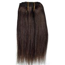 Dark Brown 3  straight mohair weft coarse  6-8" x200"  26612 FP