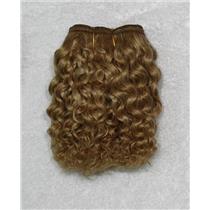 golden ash blonde 16D mohair weft coarse curly weft 7-9x200" 90-100g 26276 FP
