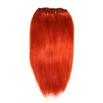 Orange rust mohair weft coarse straight 7-9 x 200" 90-100g 25992 FP