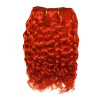 Orange rust mohair weft coarse curly weft 7-9x200" 90-100g 25997 FP