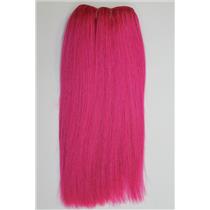 coarse mohair weft  dark pink double row straight 10" x 71" 90-100g FP 26767