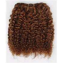 Auburn # 30  bebe curl - tight curl  mohair weft coarse 7- 8" x 50" 26539  QP