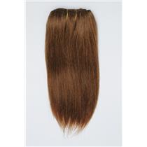 Light auburn # 10  straight mohair weft coarse 7- 8" x 48" 26545 QP