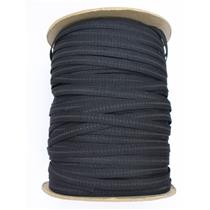 Crownette trims  flat elastic Black 3/8"  1spool  225 yards. 26720