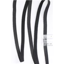 Crownette trims  Picot elastic Black 3/8 1 yard.26721