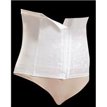 1xlX -32" Fashion waist-nipper cincher white womans by Crown-ette  25675