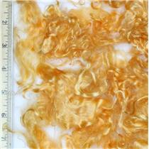 Orange N 0.1%  silky fine yearling angora  Mohair curls 1 oz  26290