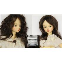 Brown 2A Wig making dye Jar, to Dye 2 lb. mohair