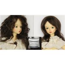 Brown 2A Wig making dye Jar,will Dye 5 lb mohair