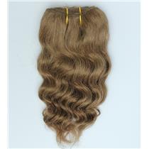 Warm brown 27 D mohair weft coarse wavy weft 6-8 x200" 90-100g 26335 FP