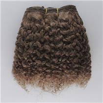 Brown 8 bebe curl - tight curl - mohair weft coarse  6-8" x200"  25930  FP