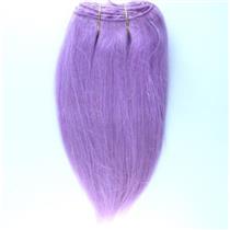 Light Purple straight mohair weft coarse  6-8" x200"  25902 FP