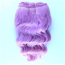 Light Purple wavy mohair weft coarse  6-8" x200"  25905  FP