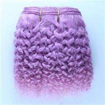 Light Purple bebe curl - tight curl - mohair weft coarse  6-8" x200"  25908  FP