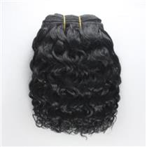 black #1 curly mohair weft coarse  6-8" x200"  25813  FP