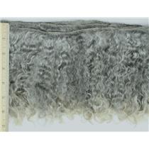 mohair custom weft double+ thick salt and pepper 6-8" locks 26808