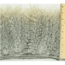 mohair custom weft double thick salt and pepper 6-8" locks 26809