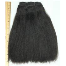 black/brown #1B straight mohair weft coarse  7-9" x232"  26839 FP