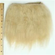 mohair weft Dark blond fine straight  5-6" doll hair  2 yds  26845
