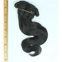 human hair weft Black #1B body wave wig making 10" 26853 FP