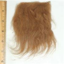 3" sq Light auburn brown tibetan lambskin straighter hair wig 26872