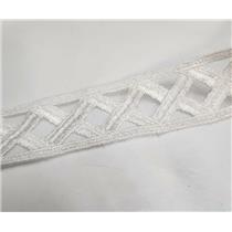 insertion trims White satin stich,  20 yds x 1 3/8" 26889
