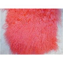 3" sq  Medium pink 3  tibetan lambskin  wig 11378