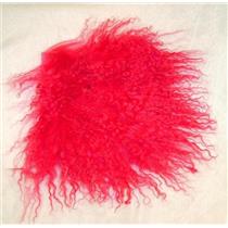 2"  Fuschia  tibetan lambskin no seams 11864