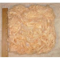 1 oz dyed soy silk fiber pale peach 22781