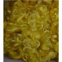 angora goat Mohair bulk dyed sun yellow 0.5% 1 oz 23166