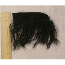 Black curly tibetan lambskin sample 23442