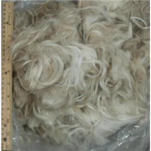 Mohair raw white fine adult straighter 3oz 3-8" 24397