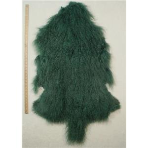 Quarter pelt Sea green Tibetan lambskin  24623