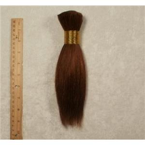 Goat hair Bulk  Deep brown 8  7-10" x100g 24745 FP