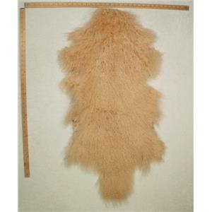 full pelt Peach blonde  Tibetan lambskin 24764