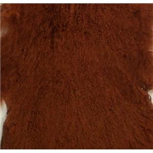 full pelt Auburn red A30 Tibetan lambskin 24769